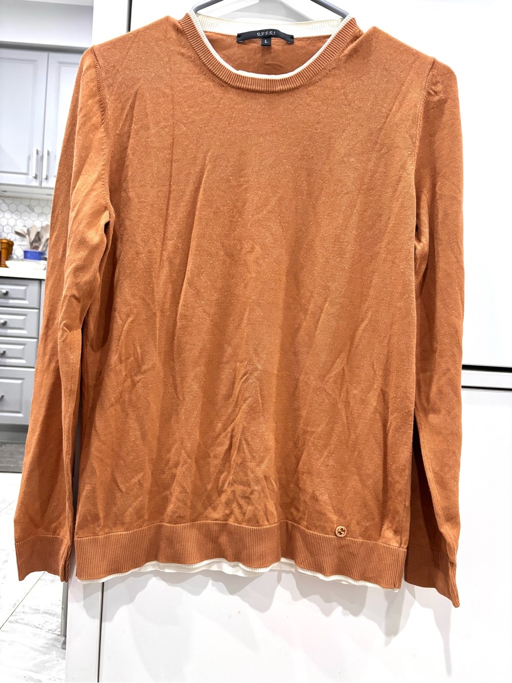 GUCCI Women’s Long Sleeve Crewneck Sweater -rus